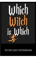 Which Witch is Which: To Do & Dot Grid Matrix Checklist Journal Daily Task Planner Daily Work Task Checklist Doodling Drawing Writing and Handwriting & Calligraphy
