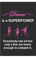Dancing Ballet Notebook