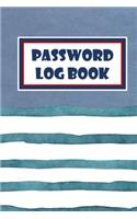 Password Log Book: Logbook To Protect Usernames, Internet Websites and Passwords Kraft And Water Color Cover