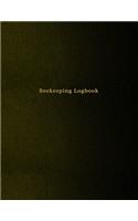 Beekeeping Logbook: Bee hive inspection and maintenance record notebook for advanced bee keeping - Yellow leather print design
