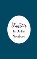 Janitor To Do List Notebook: Checklist and Planning Notepad For Janitors