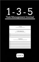 135 Task Management Journal - Black Cover: Minimalist Productivity For Creatives