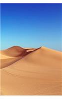 Journal: Desert Sand Dunes 6 x 9 Unlined Blank Numbered 200 Pages