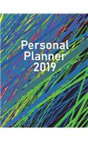 Personal Planner 2019: Organize, Plan, and Document Everything Easily - All Year Long With This Full Size (8.5 x 11 Inches) 2019 Notebook - Random lines