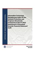 Itml for the Nppd Component of the Fy 2015 Department of Homeland Security Financial Statement Audit