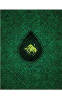 Monogram Taurus Sketchbook: Blank Art Pad Notebook Journal(79 Monogram Chartreuse 150 Sketch)