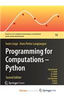 Programming for Computations - Python