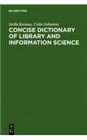 Concise Dictionary of Library and Information Science: (English)