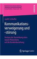 Kommunikationsverweigerung Und -Störung