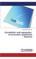 Correlation and regression of economic qualitative features