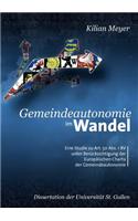 Gemeindeautonomie im Wandel