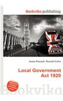 Local Government ACT 1929