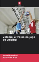 Voleibol e treino no jogo de voleibol
