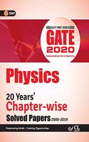 GATE 2020 - Chapter-wise Previous Solved Papers - 20 Years' Solved Papers (2000-2019)- Physics