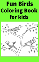 Fun Birds Coloring Book for kids