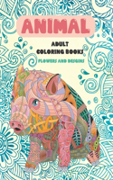 Adult Coloring Books Flowers and Desgins - Animal