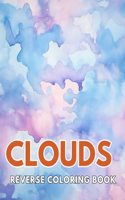 Clouds Reverse Coloring Book