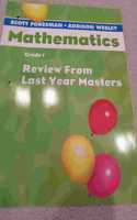 Scott Foresman Addison Wesley Math 2004 Review from Last Year Masters Grade 1