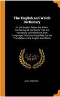 English and Welch Dictionary