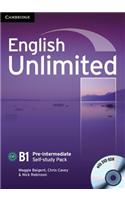 English Unlimited Pre-intermediate Self-study Pack (Workbook with DVD-ROM)