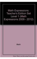 Math Expressions: Teacher's Edition Set Level 1