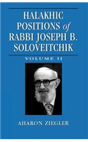 Halakhic Positions of Rabbi Joseph B. Soloveitchik