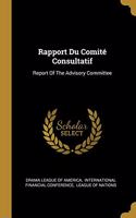 Rapport Du Comité Consultatif