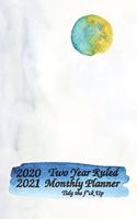 2020-2021 Two Year Ruled Monthly Planner Tidy the F*ck Up