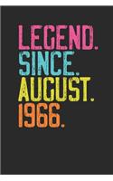 Legend Since August 1966