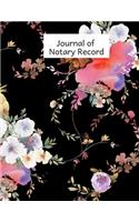 Journal of Notary Record