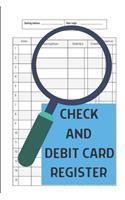 Check And Debit Card Register