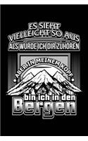 Im Kopf in Den Bergen: Notizbuch / Notizheft Für Wandern Berg-Wandern Bergsteigen Klettern Outdoor Trekking Camping A5 (6x9in) Liniert Mit Linien