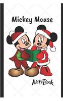 Mickey Mouse Notebook: Cartoon character Journal Diary 6x9 Inch 120 Lined pages