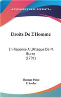 Droits de L'Homme