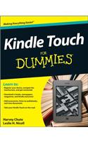 Kindle Touch For Dummies Portable Edition