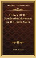 History Of The Pestalozzian Movement In The United States