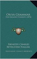 Oriya Grammar