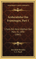 Arsberattelse Om Framstegen, Part 1