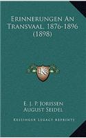 Erinnerungen An Transvaal, 1876-1896 (1898)