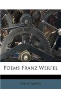 Poems Franz Werfel