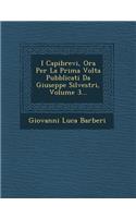 I Capibrevi, Ora Per La Prima Volta Pubblicati Da Giuseppe Silvestri, Volume 3...