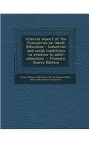 Interim Report of the Committee on Adult Education