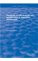 Handbook for the Analysis and Identification of Alternative Refrigerants