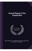 Annual Report of the Comptroller
