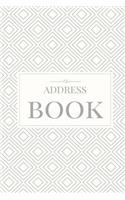 Gray Address Book: For Contacts, Addresses, Phone Numbers, Emails & Birthdays(Elite Address Book)