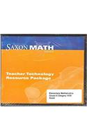 Saxon Math Course 3: Teacher Technology Pack Grade 8
