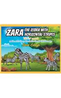 Zara the Zebra with Horizontal stripes