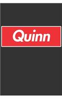 Quinn: Quinn Planner Calendar Notebook Journal, Personal Named Firstname Or Surname For Someone Called Quinn For Christmas Or Birthdays This Makes The Perf