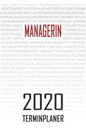 Managerin - 2020 Terminplaner