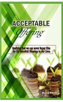 Acceptable Offering